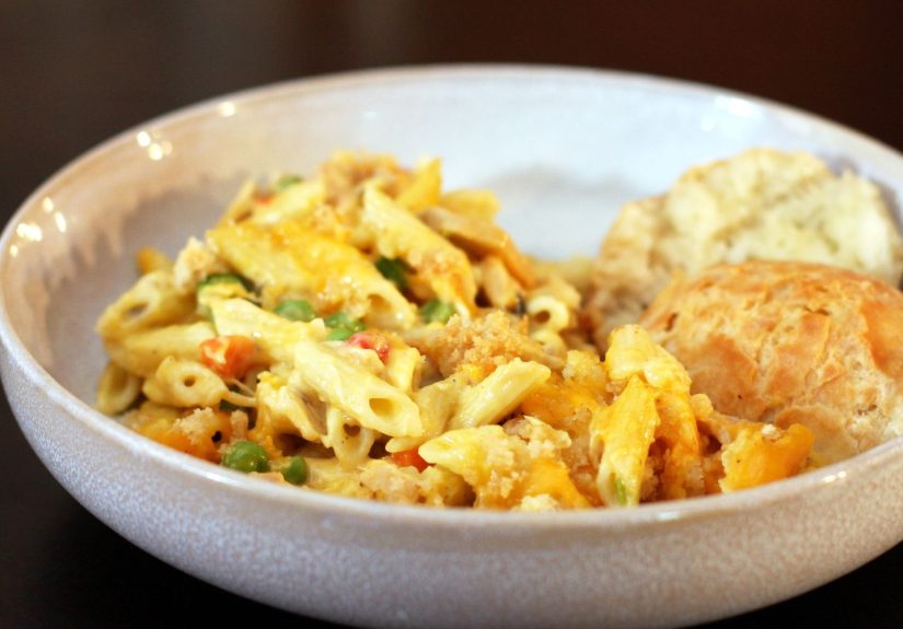 Cheesy Tuna Casserole With Breadcrumb Topping Recipe