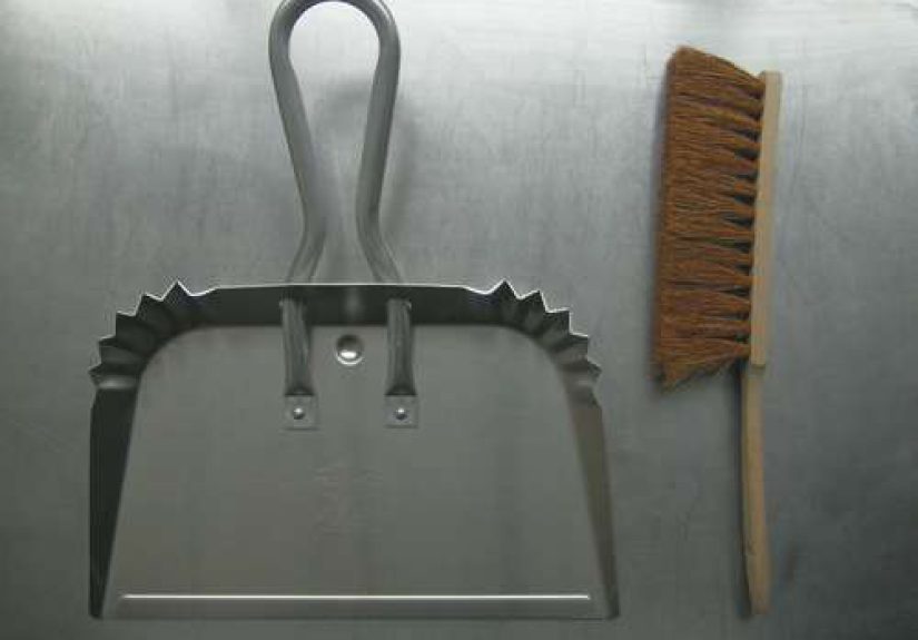 Giant Dustpan and Brush