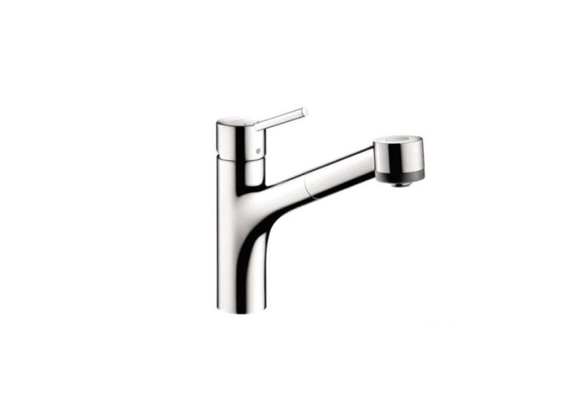 Hansgrohe 06462860 Talis S Single Hole Kitchen, Steel Optik