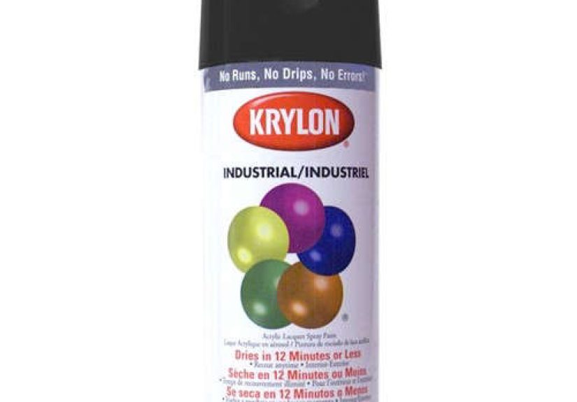 Krylon 1602 Ultra-Flat Black Spray Paint 12oz