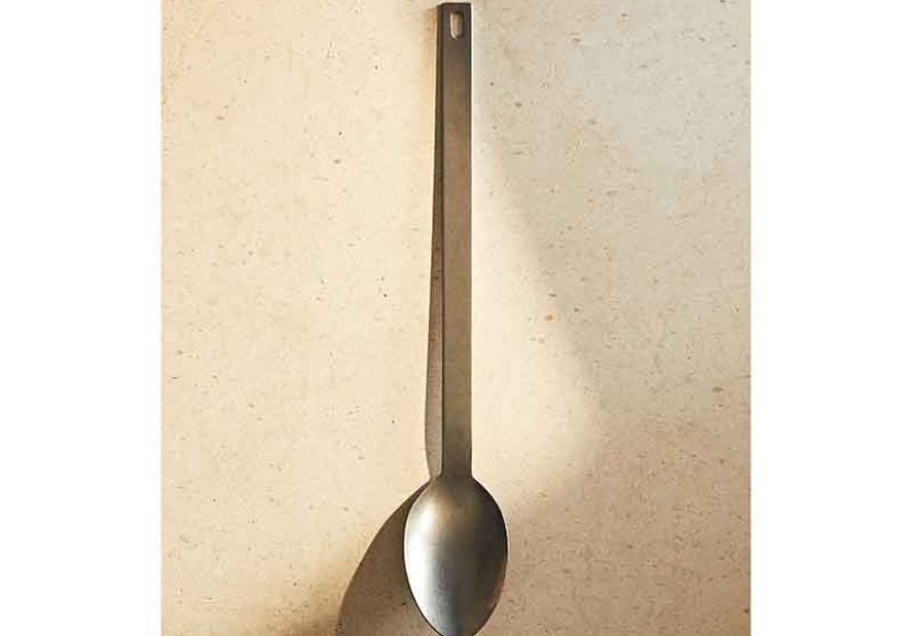 Stonewashed Steel Spoon