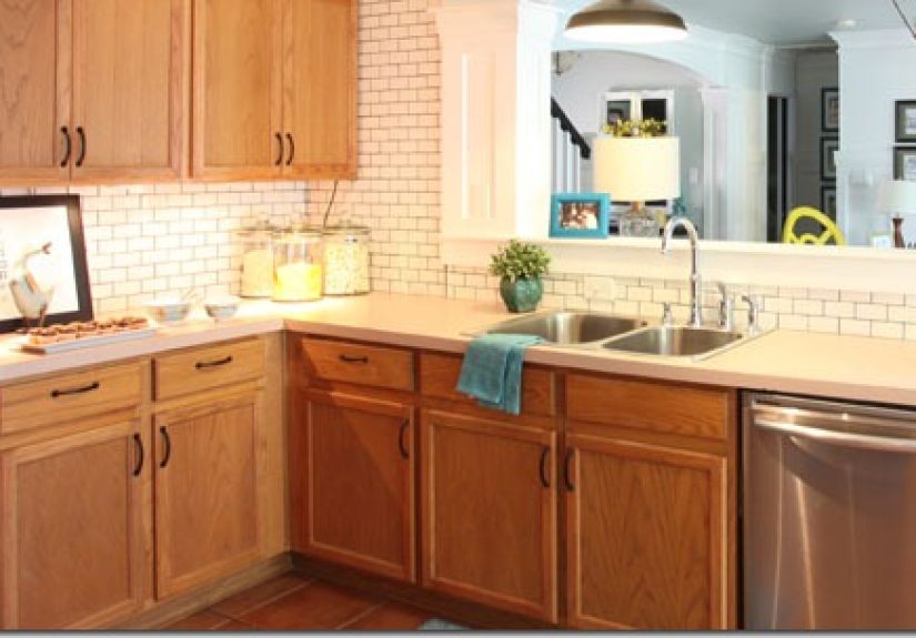 White Subway Tile Back Splash Tutorial