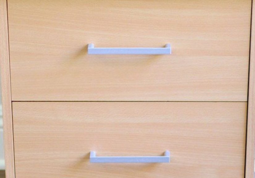 DIY Ikat Hairpin Leg Nightstand