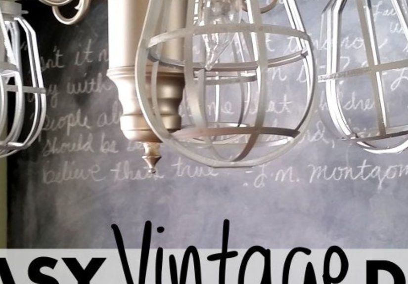 DIY Light Cages for an Inexpensive Update to Any Light Fixture