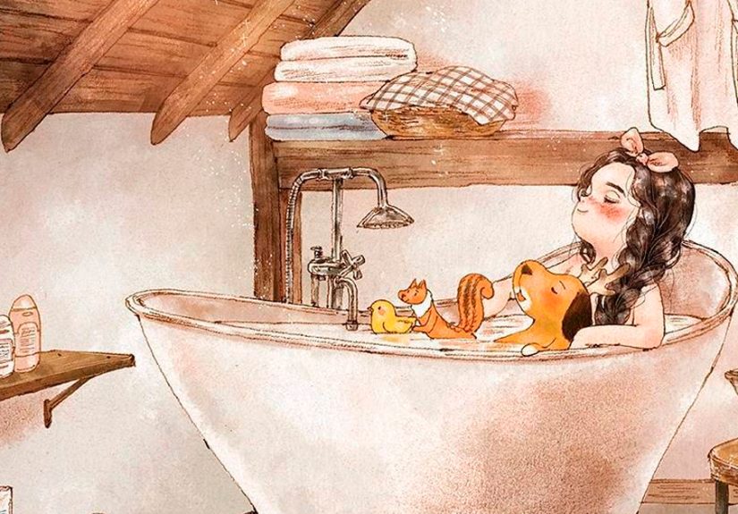 Happiness In Living Alone Revealed In 65 Illustrations By Korean Artist