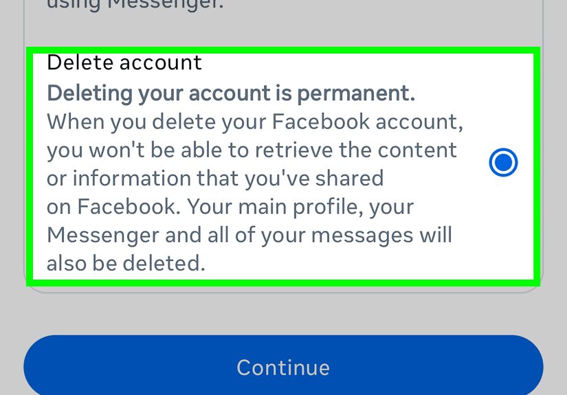 How to Deactivate or Delete Your Messenger Account