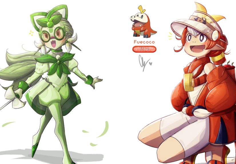 I Turn Generation Nine Pokémon Into Humanizations (9 Pics)