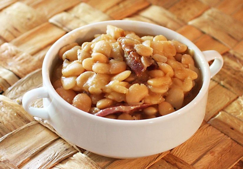 Slow-Cooker Baby Lima Beans With Ham Recipe