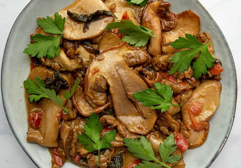 Stewed Fresh Porcini Mushrooms Recipe