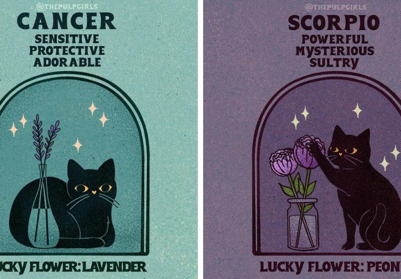 These Artists Reimagined Cats As The Zodiac Signs, And Here’s The Result (12 Pics)