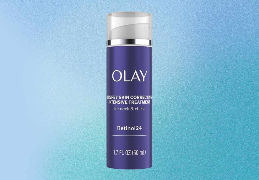This Olay Anti-Aging Neck Cream Smooths Out Crepey Skin