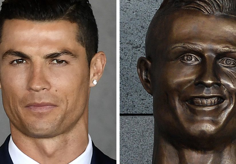 112 Of The Funniest Reactions To Cristiano Ronaldo's Statue