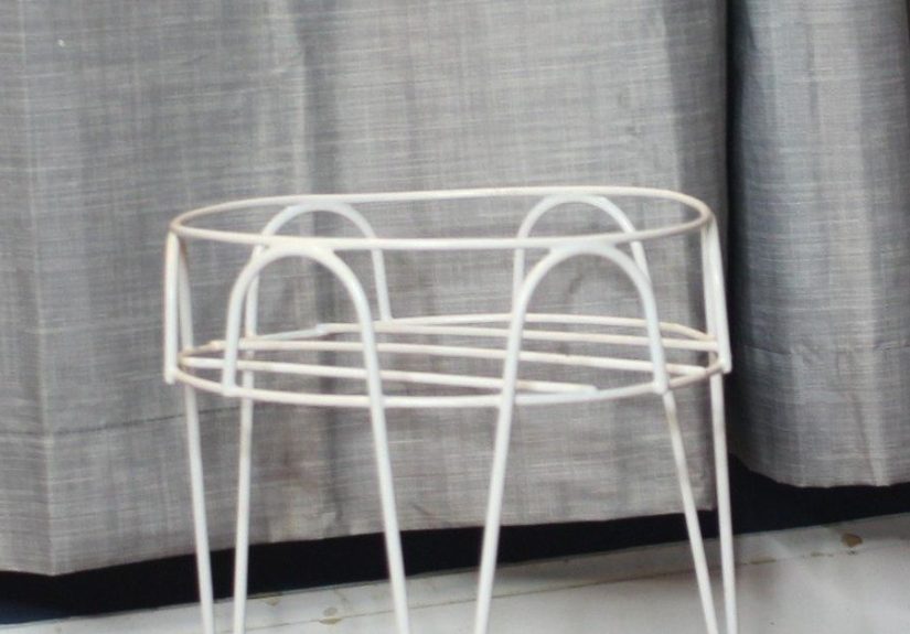 $6 REAL Marble Table With Copper Hairpin Legs