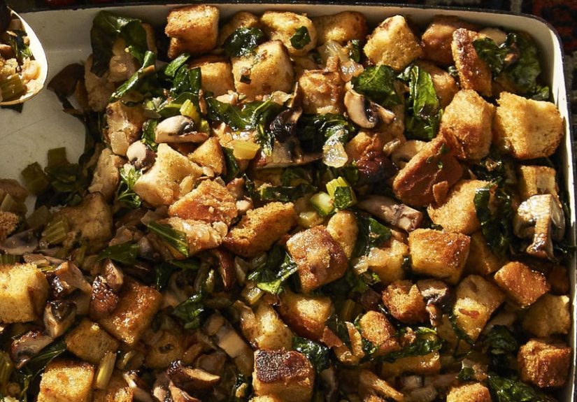 Best Caramelized Onion & Rye Bread Stuffing Recipe - How To Make Caramelized Onion & Rye Bread Stuffing - GoodHousekeeping.com