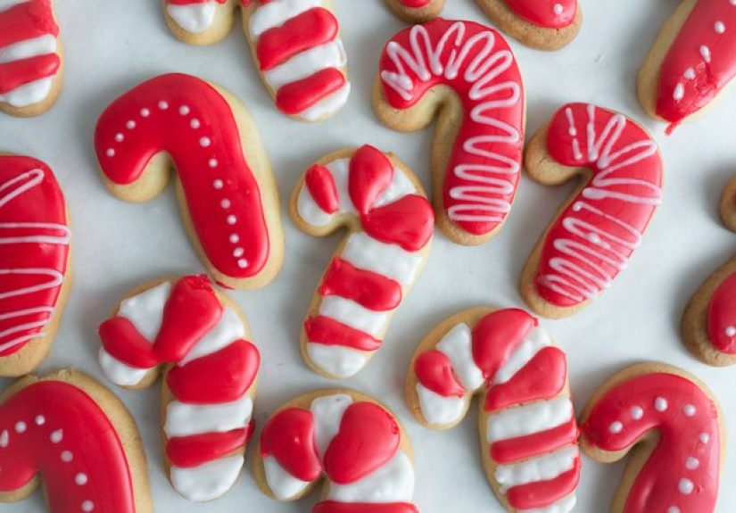 Candy Cane Sugar Cookies Recipe