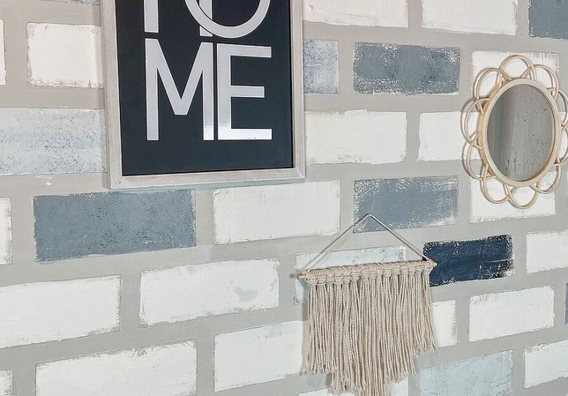 Faux Brick Wall Hack: No Power Tool or Paneling Edition! Full Review I