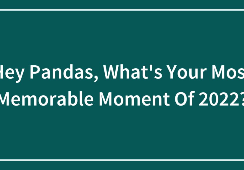 Hey Pandas, What’s Your Most Memorable Moment Of 2022? (Closed)