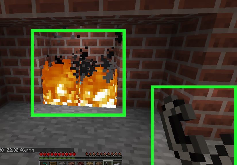 How to Build a Brick Fireplace With a Chimney in Minecraft