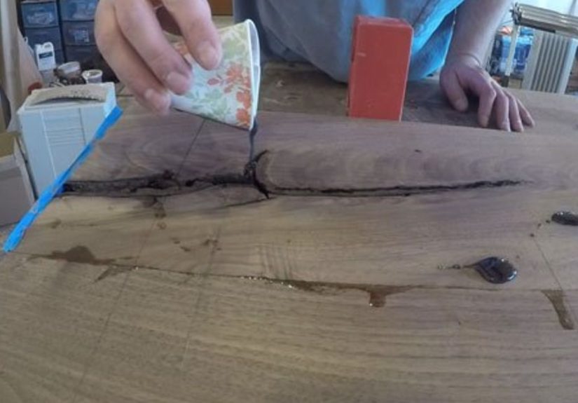 How to Build a Floating Vanity With a Live Edge Walnut Slab DIY