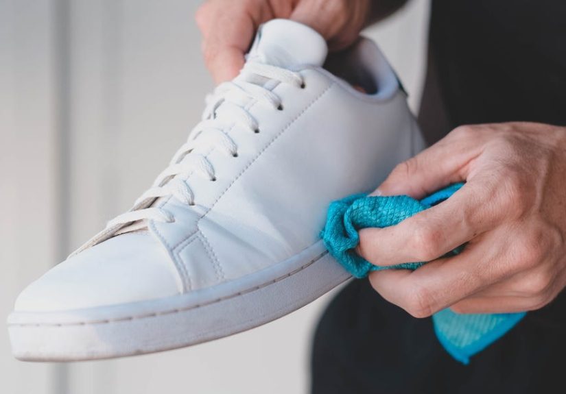 How to clean white trainers