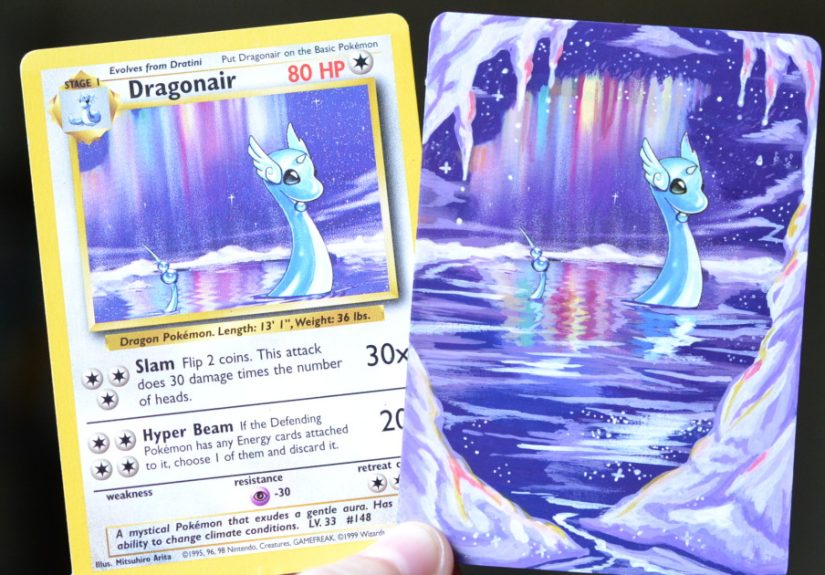 I Bring Old Pokemon Cards Back To Life By Repainting Them