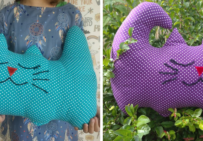 I Make Funny Pillows In The Form Of Cute Cats (13 Pics)