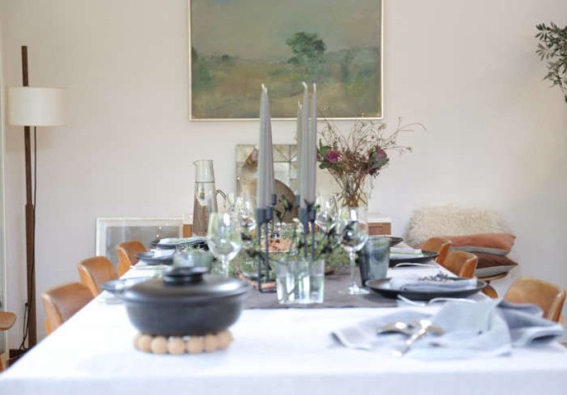 Instant Scandi Holiday Table (by Way of eBay)