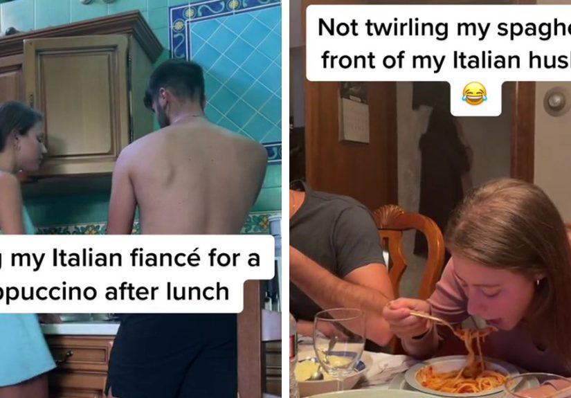 Lady Trolls Her Italian Husband By Breaking "Italian Rules"