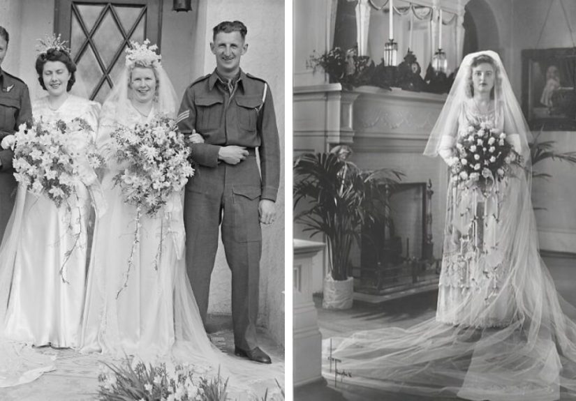 Love In The Shadow Of War: 33 Moving Wedding Photos From The 1940s