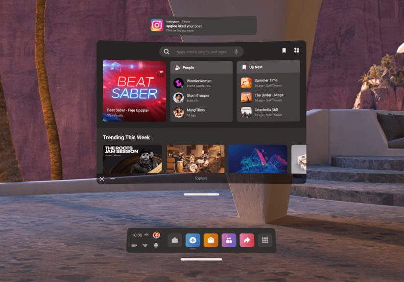 Oculus Gets Space Sense, Android Notifications in New Update