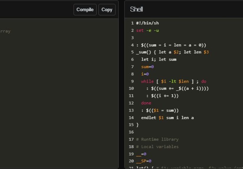 Pnut: A Self-Compiling C Transpiler Targeting Human-Readable POSIX Shell