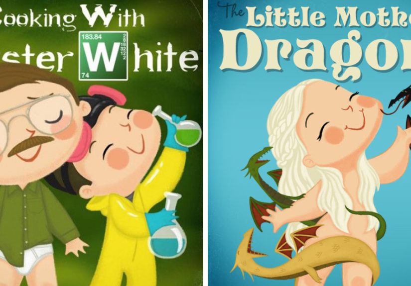 Pop Culture Icons Turned Into Kids’ Book Covers By Joey Spiotto