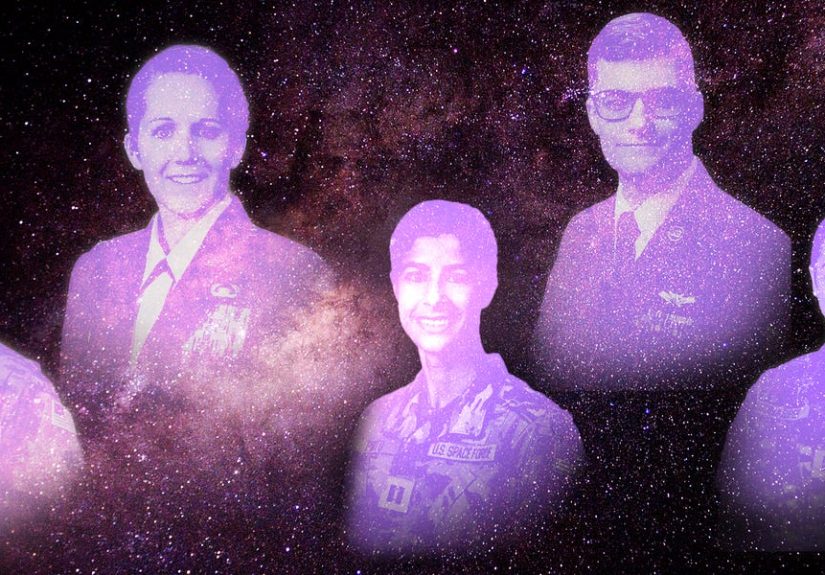 Some Faces Behind the Space Force