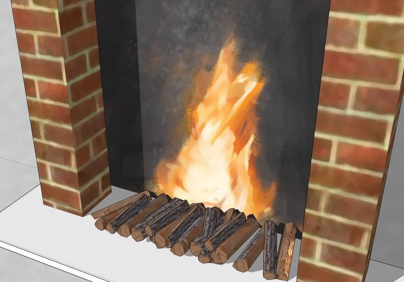 3 Ways to Make a Fake Fireplace