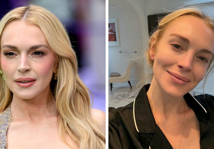 After Responding To Plastic Surgery Rumors, Lindsay Lohan Stuns Fans With New Makeup-Free Selfies