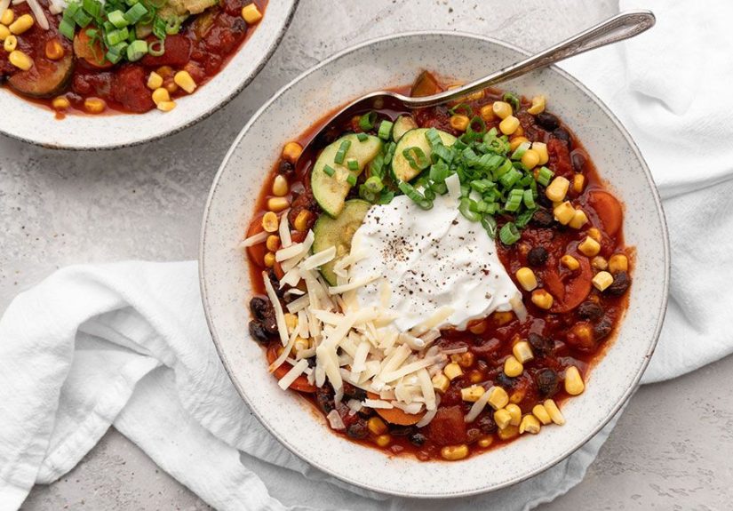 Black Bean and Zucchini Chili