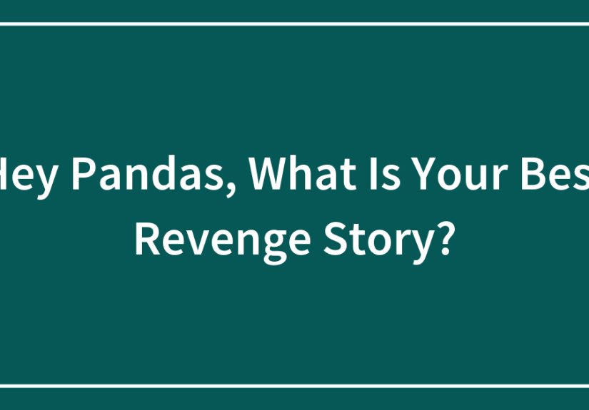 Hey Pandas, What Is Your Best Revenge Story?
