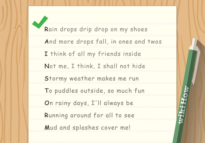 How to Write an Acrostic Poem: 10 Steps