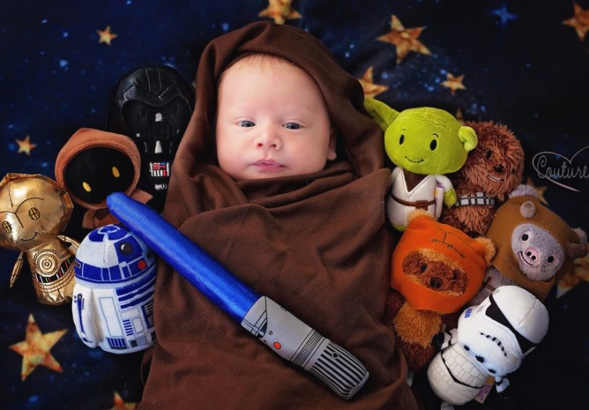 I Shot This Star Wars Themed Newborn Session