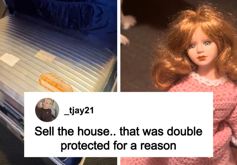 Internet Urges Couple To Leave Home After Finding Suitcase With Eerie Contents While Renovating